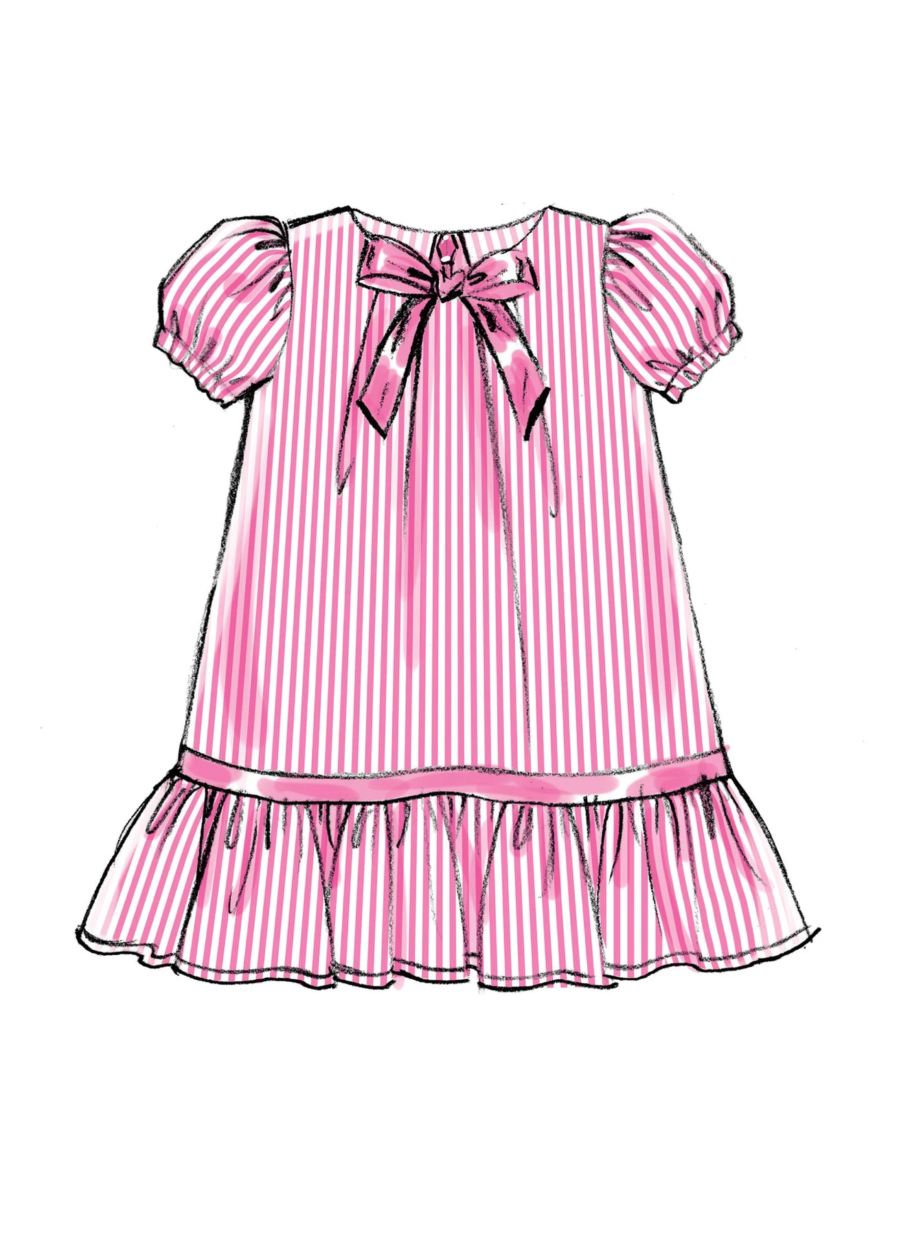 McCall's Sewing Pattern Toddlers' Tent Dresses (PDF) 5 McCall's Sewing Pattern Toddlers' Tent Dresses (PDF)