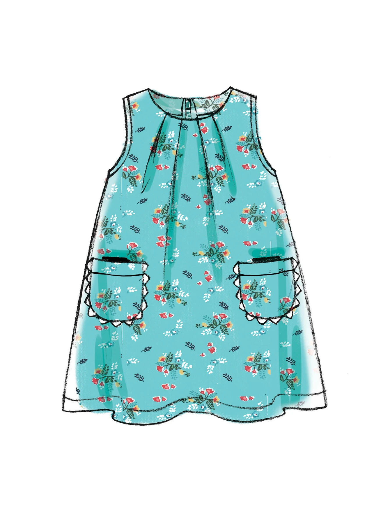 McCall's Sewing Pattern Toddlers' Tent Dresses (PDF) 6 McCall's Sewing Pattern Toddlers' Tent Dresses (PDF)
