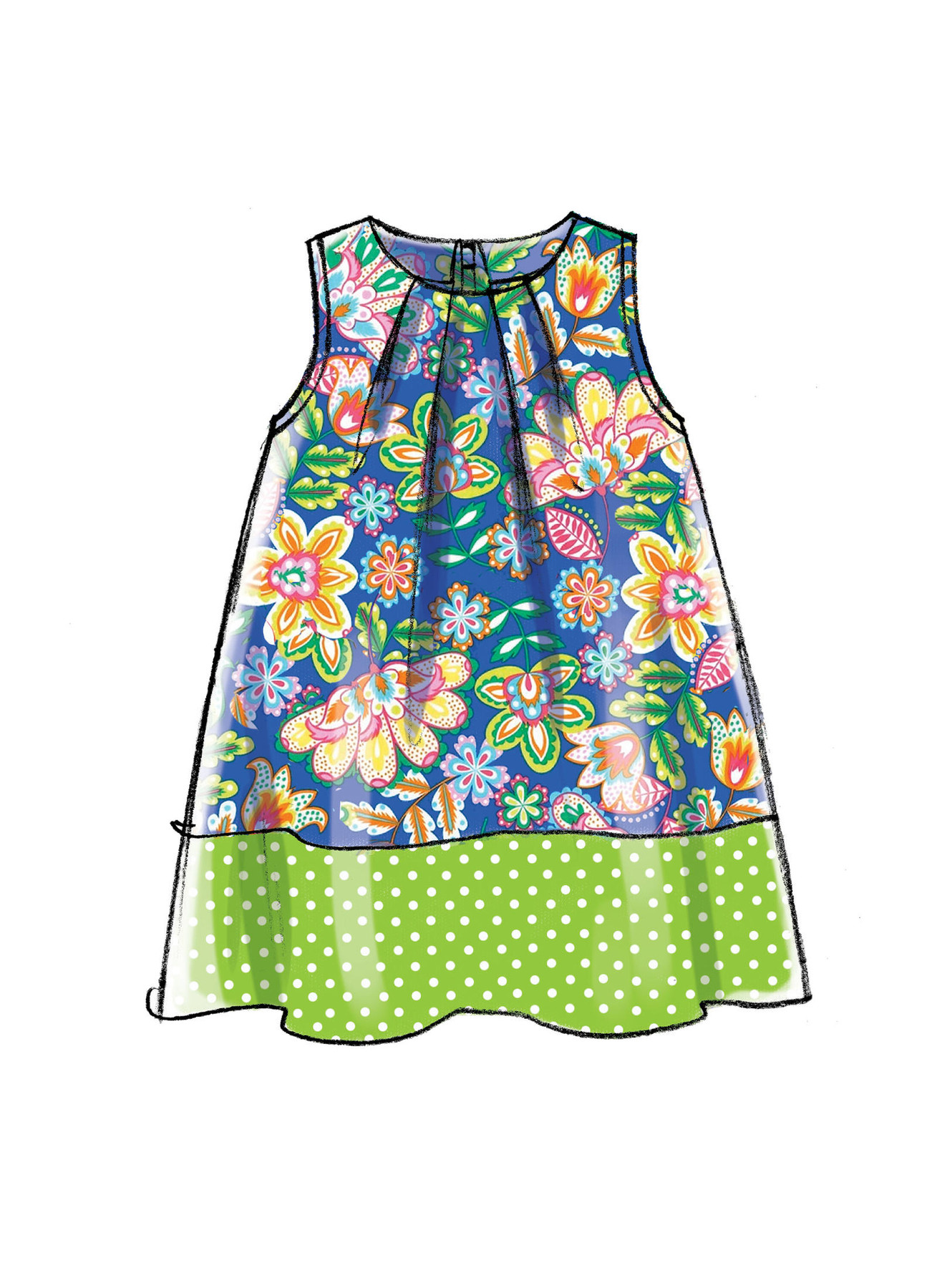McCall's Sewing Pattern Toddlers' Tent Dresses (PDF) 7 McCall's Sewing Pattern Toddlers' Tent Dresses (PDF)
