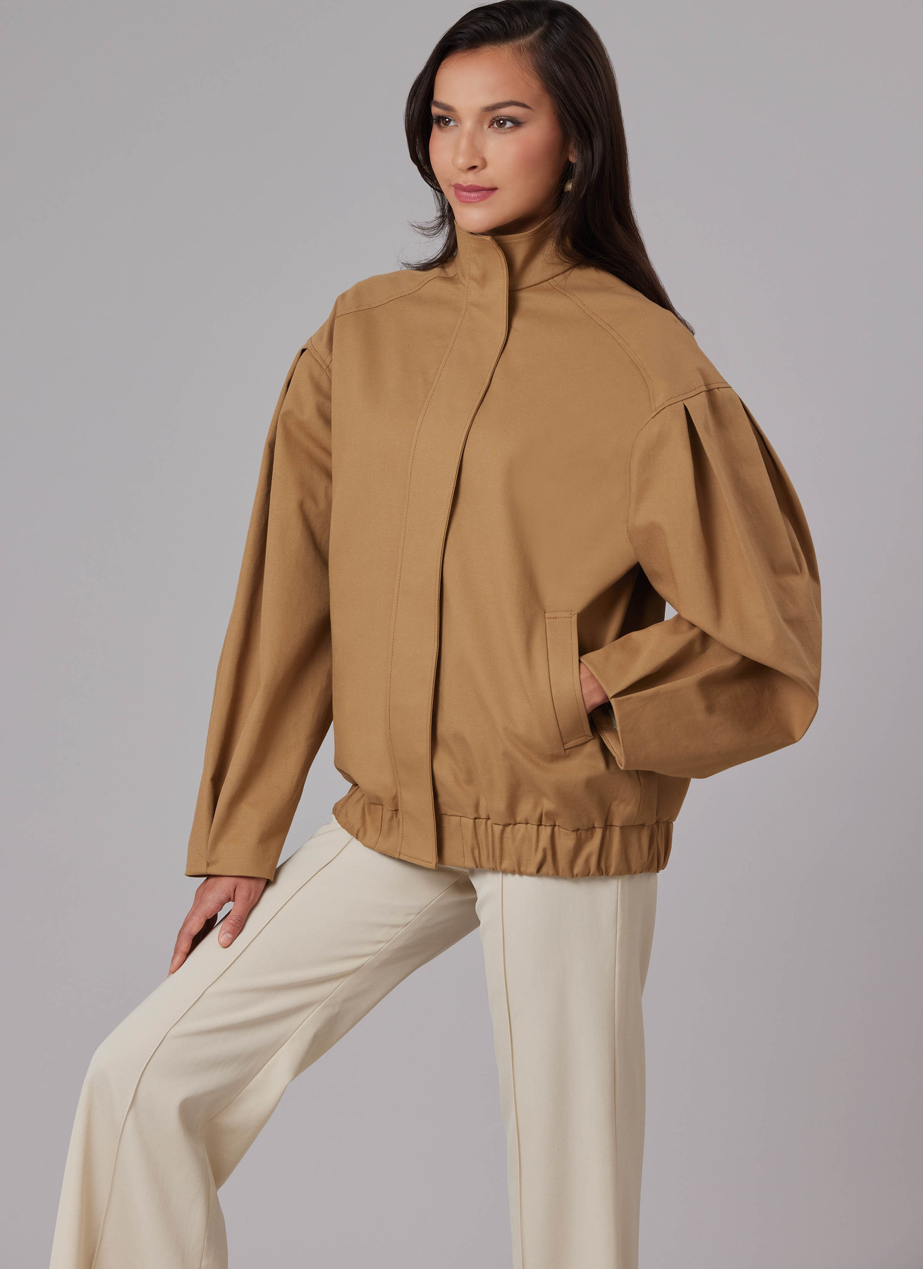 McCall's Sewing Pattern Misses' Blouson Jacket with Neckline Variations 5 McCall's Sewing Pattern Misses' Blouson Jacket with Neckline Variations