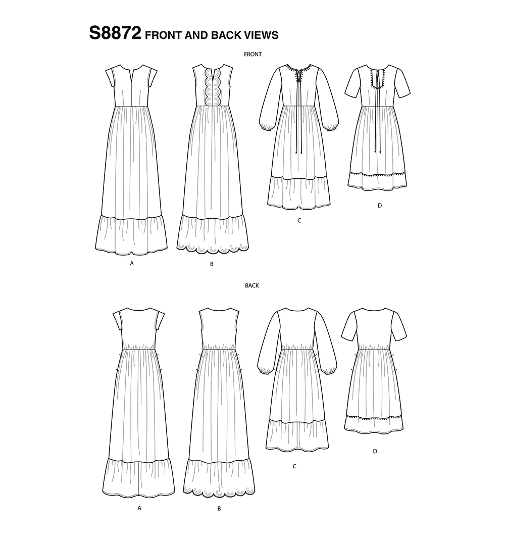 Simplicity Sewing Pattern Misses' Pullover Dress 4 Simplicity Sewing Pattern Misses' Pullover Dress