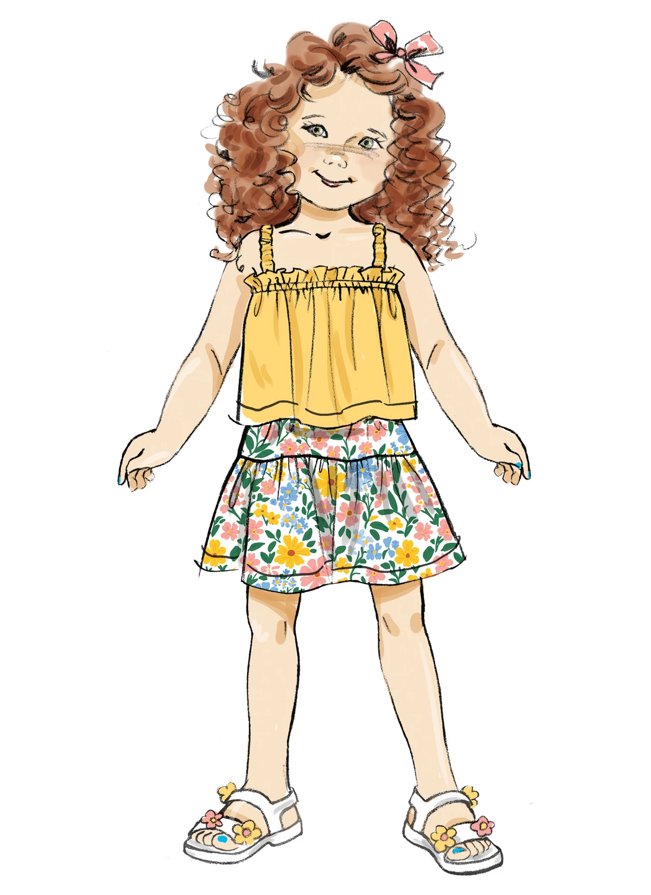 Butterick Sewing Pattern Children's Tops and Skirts (PDF) 3 Butterick Sewing Pattern Children's Tops and Skirts (PDF)