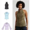 Simplicity Sewing Pattern Misses' Cowl Neck Top with Sleeve Variations