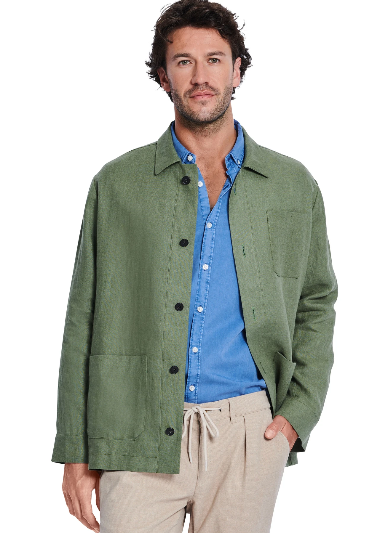 Burda Style Sewing Pattern 5842 Men's Shirt 2 Burda Style Sewing Pattern 5842 Men's Shirt