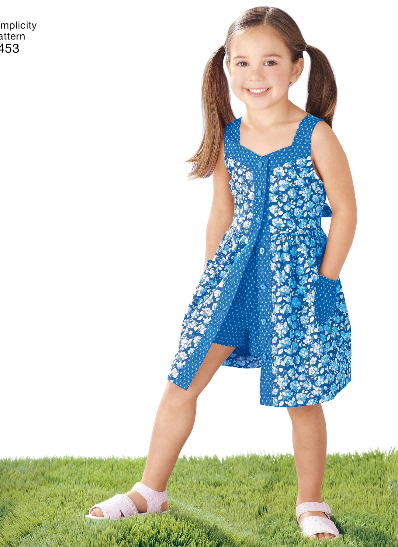 Simplicity Sewing Pattern Child's Dress, Top, Pants or Shorts and Hat 2 Simplicity Sewing Pattern Child's Dress, Top, Pants or Shorts and Hat