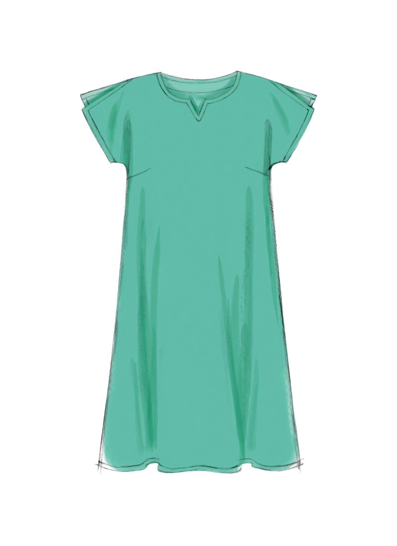 McCall's Sewing Pattern Women's Dolman Top, Tunic, Dress, Shorts and Pants (PDF) 4 McCall's Sewing Pattern Women's Dolman Top, Tunic, Dress, Shorts and Pants (PDF)