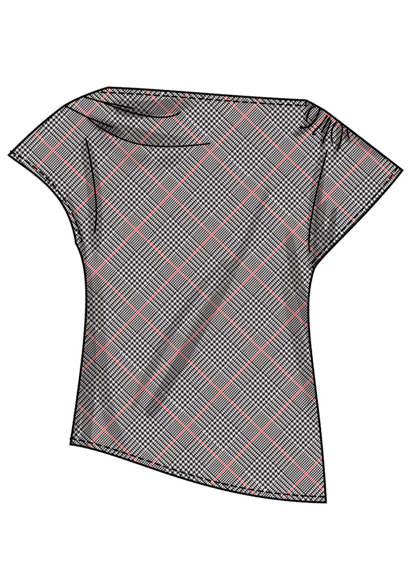 Simplicity Sewing Pattern Misses' and Women's Draped Asymmetrical Top and Pull-On Pants 3 Simplicity Sewing Pattern Misses' and Women's Draped Asymmetrical Top and Pull-On Pants