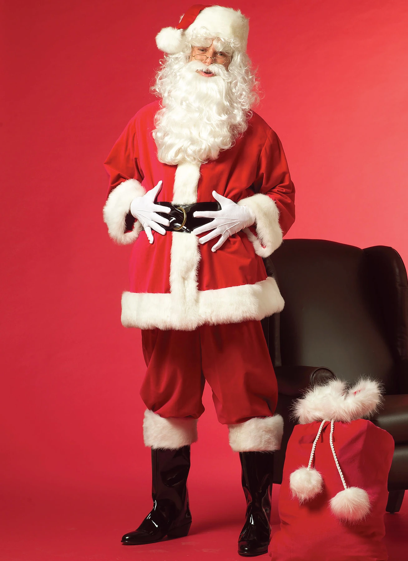McCall's Sewing Pattern Misses'/Men's Mr. and Mrs. Claus Costumes and Bag 2 McCall's Sewing Pattern Misses'/Men's Mr. and Mrs. Claus Costumes and Bag