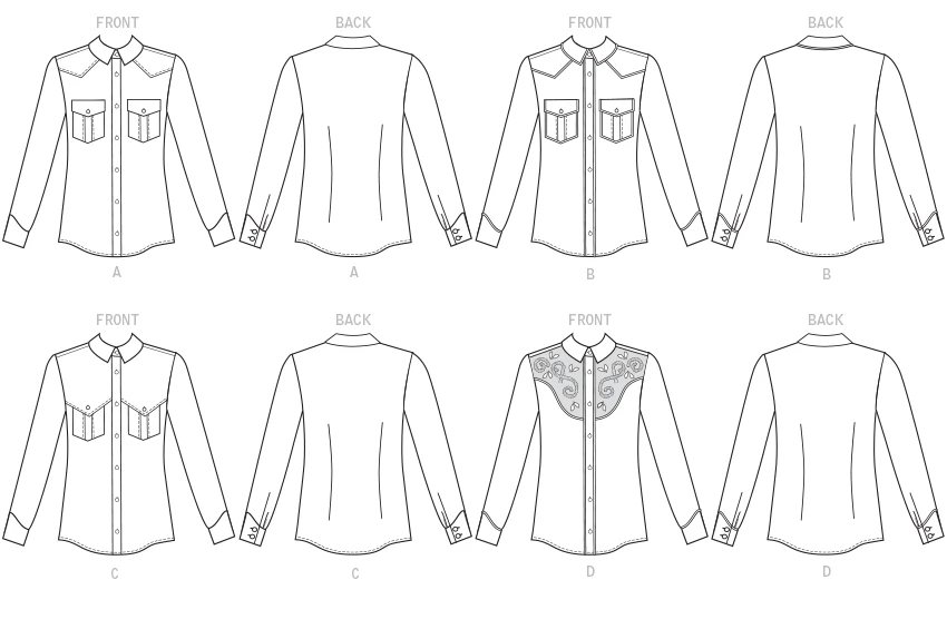 McCall's Sewing Pattern Misses' and Men's Shirts (PDF) 11 McCall's Sewing Pattern Misses' and Men's Shirts (PDF)