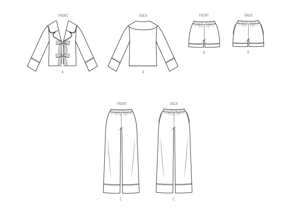 Simplicity Sewing Pattern Children's and Misses' Lounge Top, Shorts and Pants (PDF) 10 Simplicity Sewing Pattern Children's and Misses' Lounge Top, Shorts and Pants (PDF)