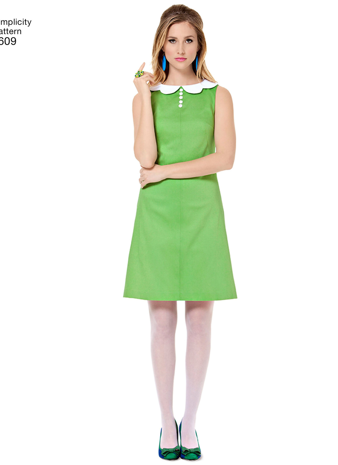 Simplicity Sewing Pattern Misses' Jiffy 1960s Vintage Dress 2 Simplicity Sewing Pattern Misses' Jiffy 1960s Vintage Dress