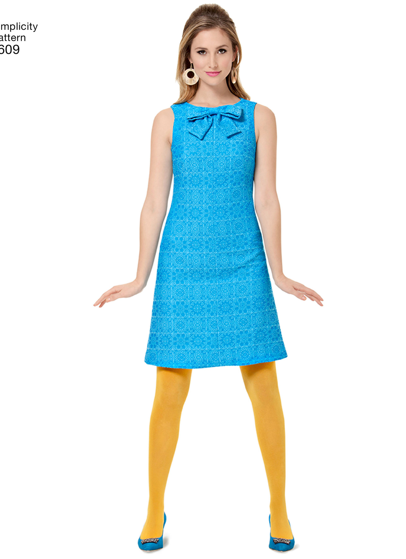 Simplicity Sewing Pattern Misses' Jiffy 1960s Vintage Dress 3 Simplicity Sewing Pattern Misses' Jiffy 1960s Vintage Dress