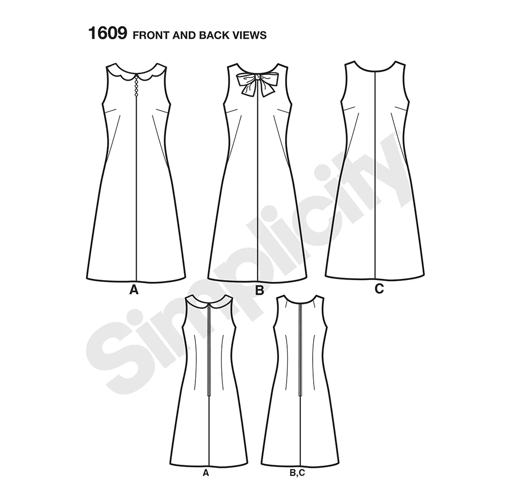Simplicity Sewing Pattern Misses' Jiffy 1960s Vintage Dress 8 Simplicity Sewing Pattern Misses' Jiffy 1960s Vintage Dress