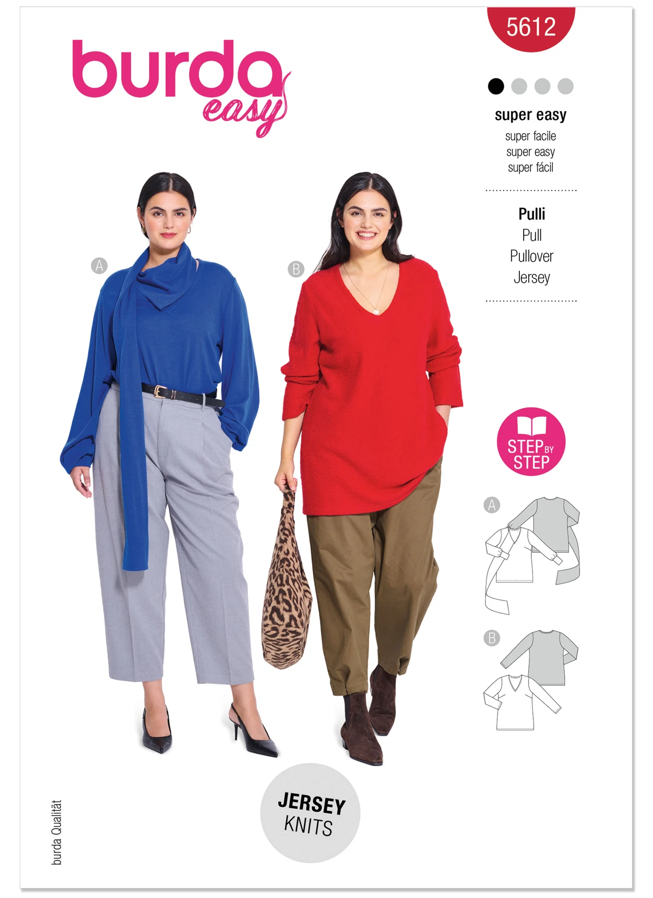 Burda Style Pattern 5612 Misses' Sweater