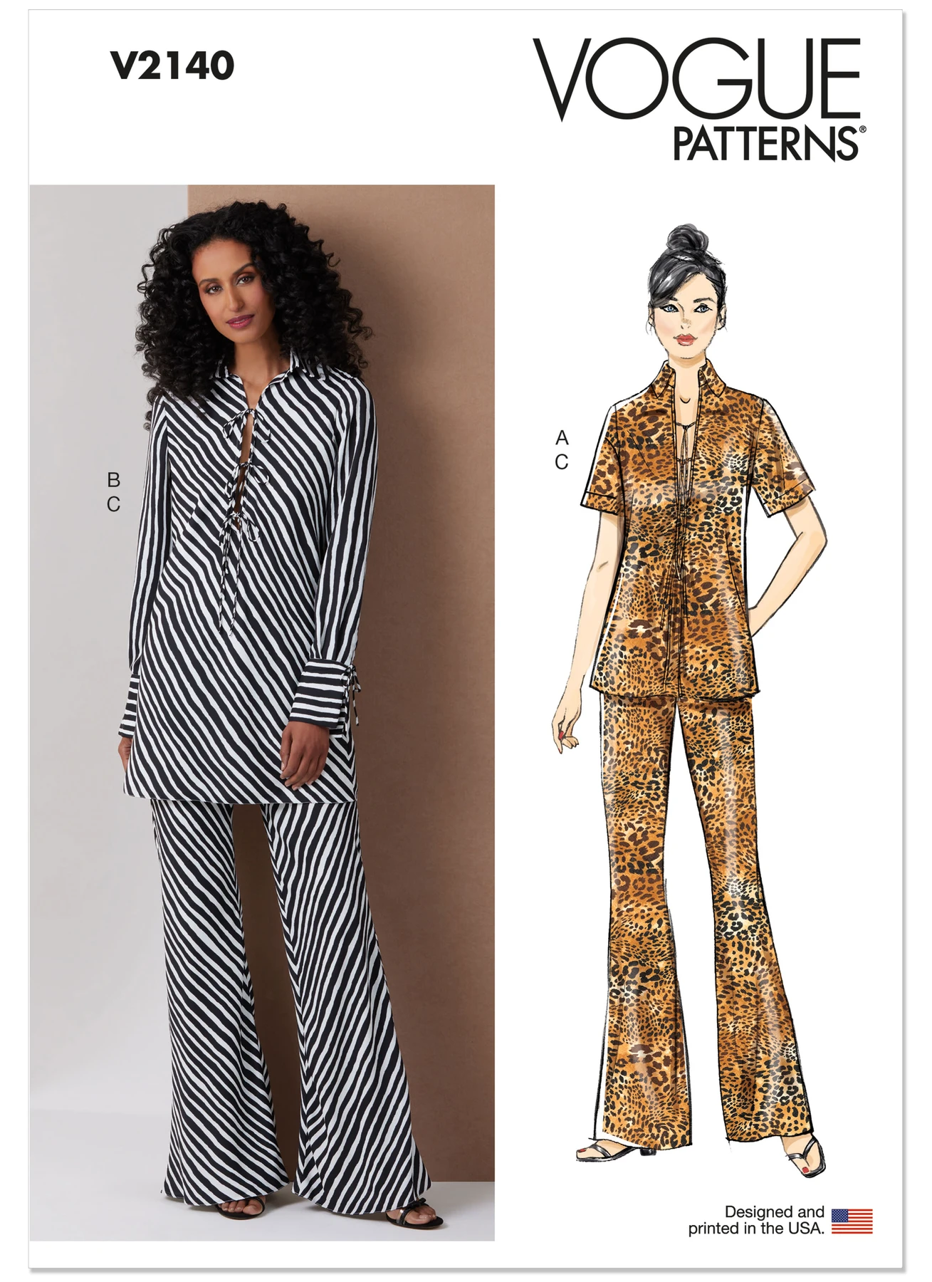 Vogue Patterns Misses' Tunic with Sleeve Variations and Pants (PDF) 1 Vogue Patterns Misses' Tunic with Sleeve Variations and Pants (PDF)