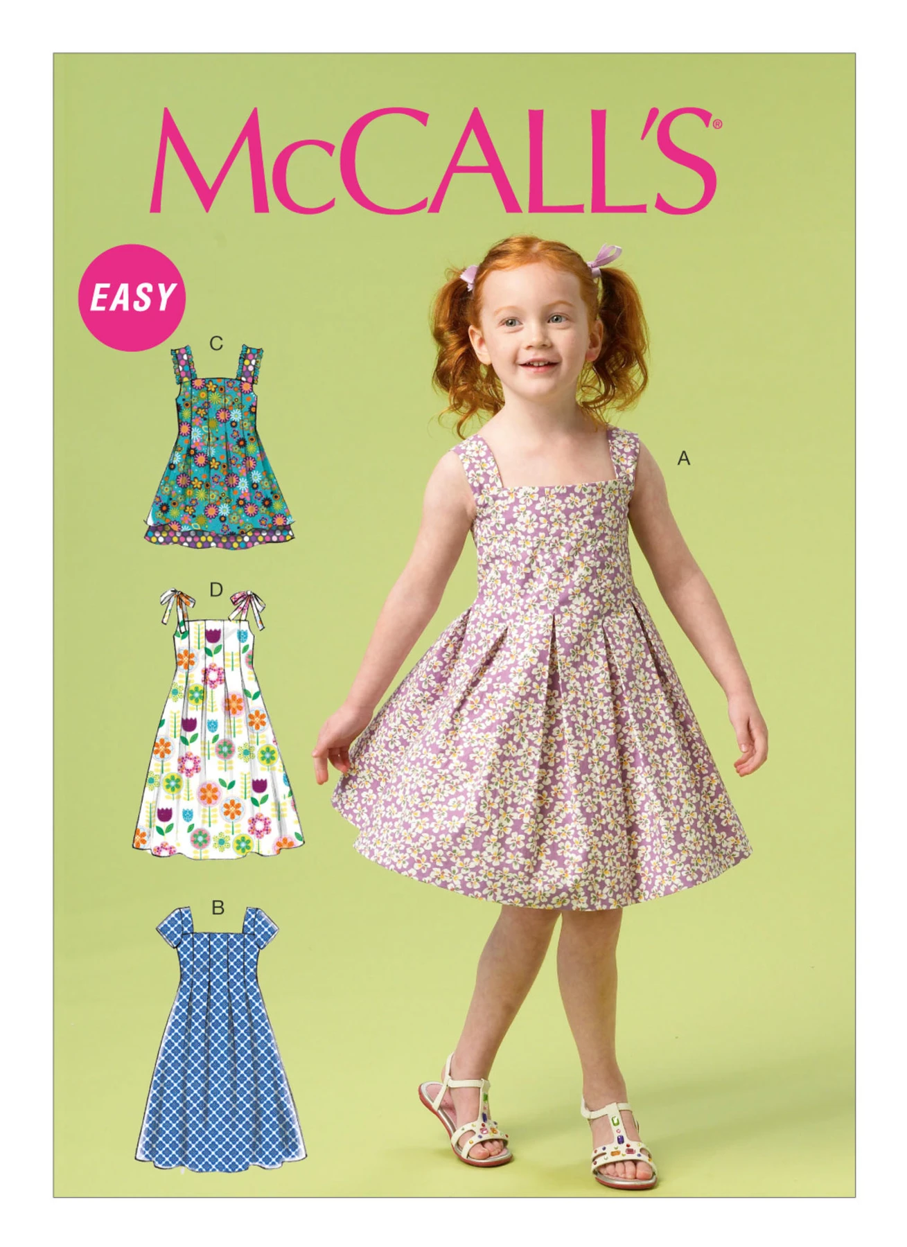 McCall's Sewing Pattern Children's/Girls' Pleated Dresses (PDF) 1 McCall's Sewing Pattern Children's/Girls' Pleated Dresses (PDF)