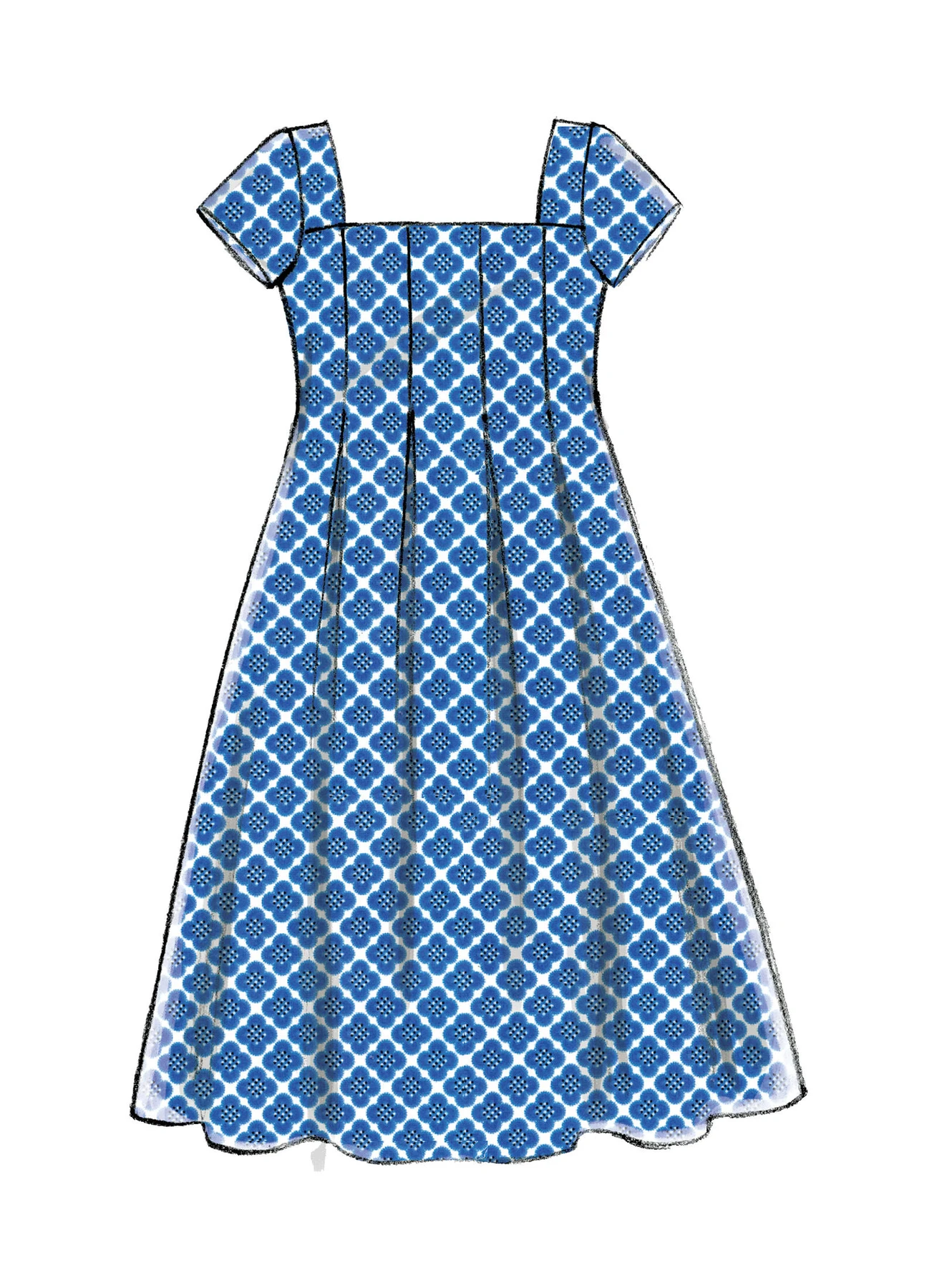 McCall's Sewing Pattern Children's/Girls' Pleated Dresses (PDF) 4 McCall's Sewing Pattern Children's/Girls' Pleated Dresses (PDF)