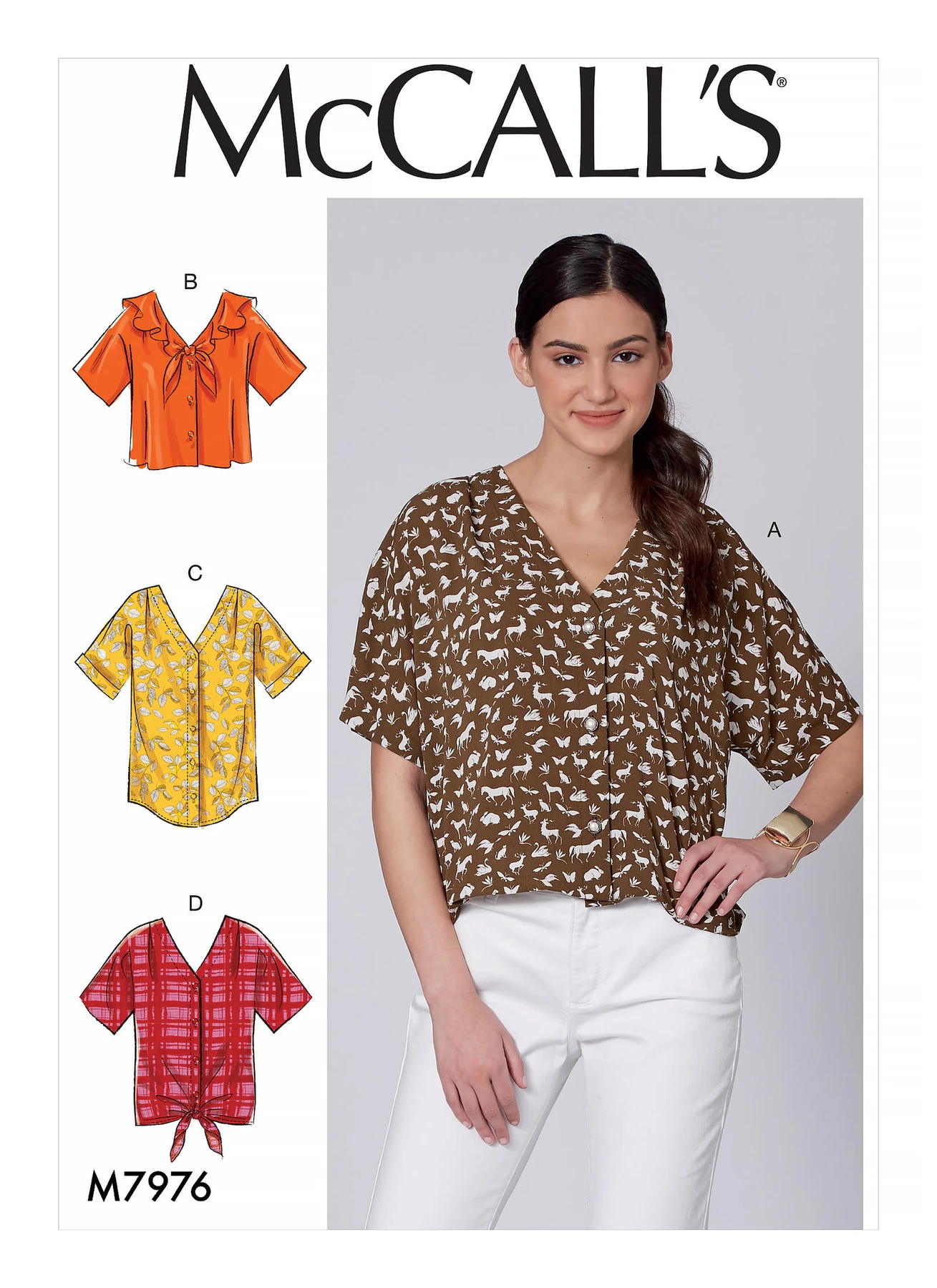 McCall's Sewing Pattern Misses' Tops (PDF) 210 McCall's Sewing Pattern Misses' Tops (PDF)