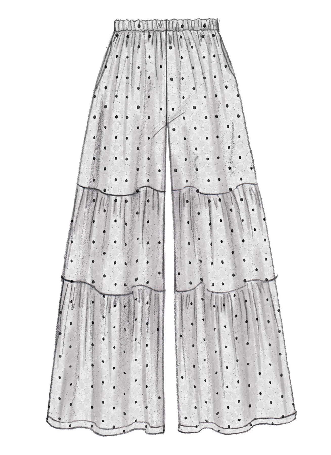 McCall's Sewing Pattern Misses' Elastic-Waist Loose Pants 5 McCall's Sewing Pattern Misses' Elastic-Waist Loose Pants