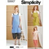 Simplicity Sewing Pattern Misses' Aprons and Pants By Elaine Heigl Designs 207 Simplicity Sewing Pattern Misses' Aprons and Pants By Elaine Heigl Designs