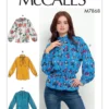 McCall's Sewing Pattern Misses' Tops (PDF)
