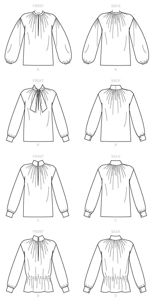 McCall's Sewing Pattern Misses' Tops (PDF) 196 McCall's Sewing Pattern Misses' Tops (PDF)