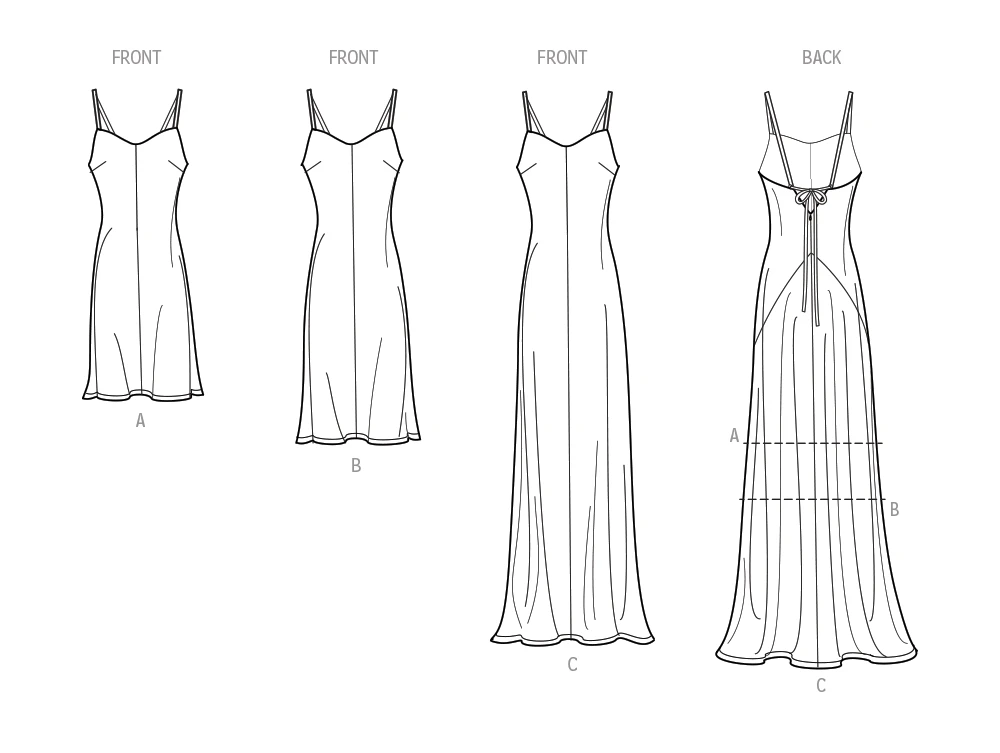 Simplicity Sewing Pattern Misses' Slip Dress in Three Lengths (PDF) 9 Simplicity Sewing Pattern Misses' Slip Dress in Three Lengths (PDF)