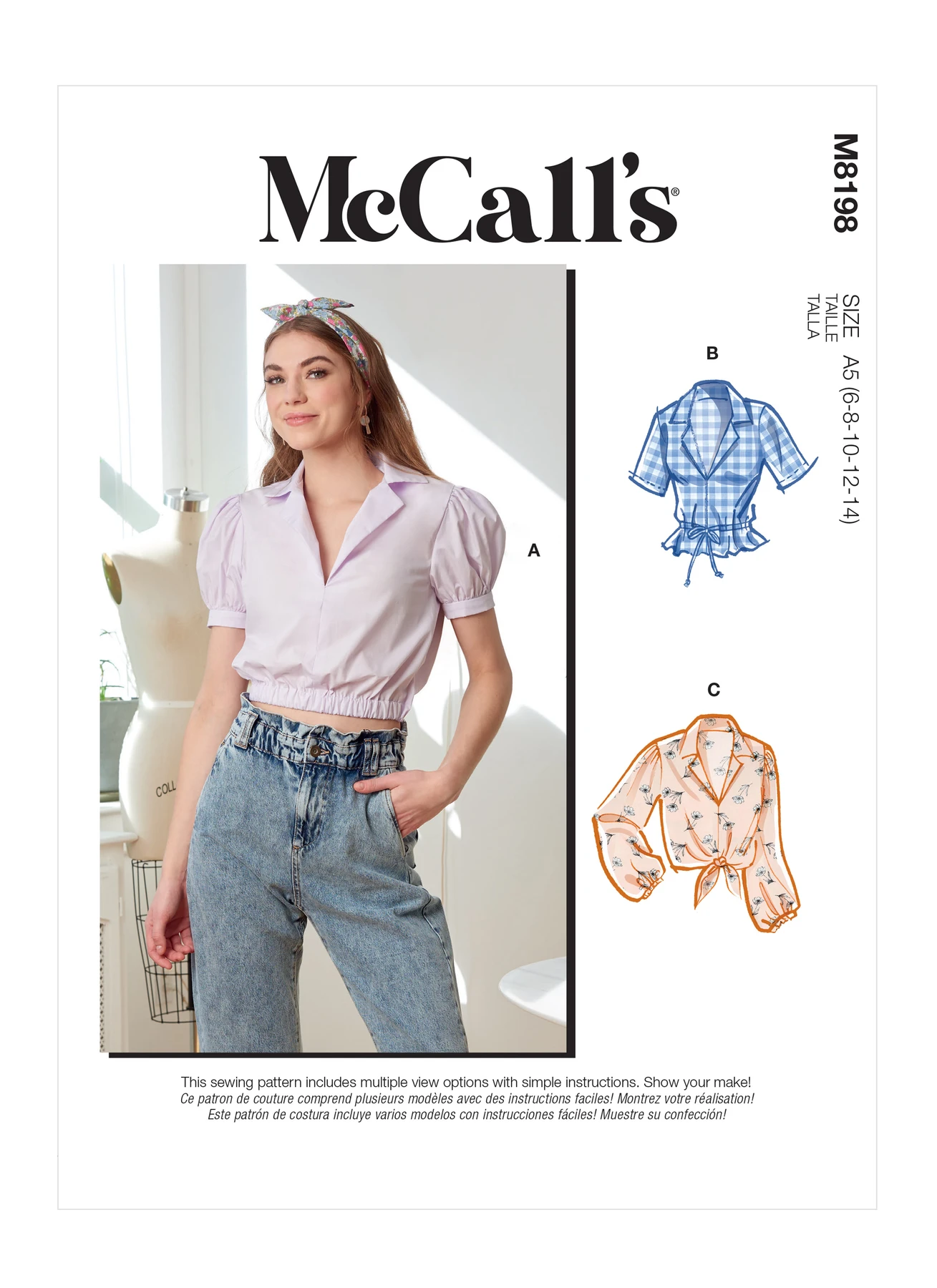 McCall's Sewing Pattern Misses' Tops (PDF) 170 McCall's Sewing Pattern Misses' Tops (PDF)